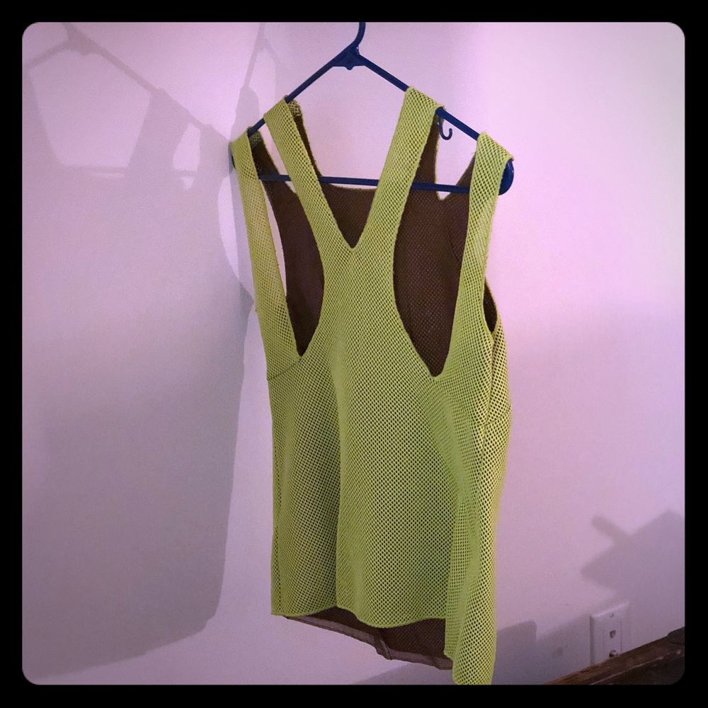 Missoni Neon Yellow Mesh Top: Size 40 (EU) 10 (US)